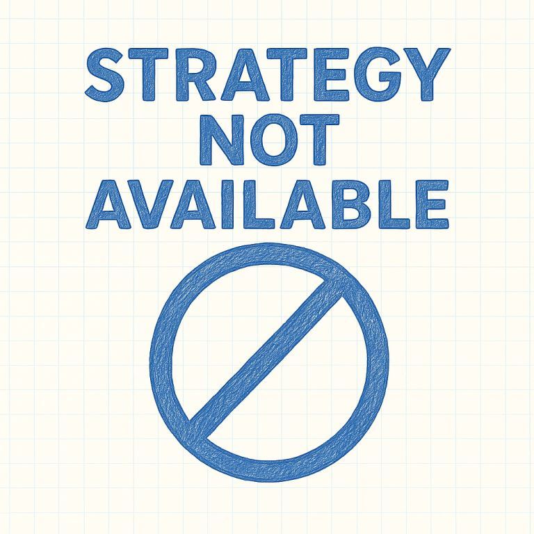 Strategy Not Available