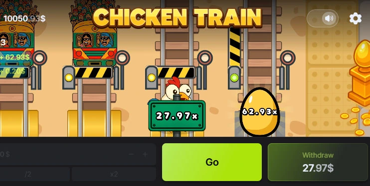 Chicken train strategy 62x