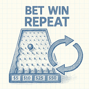 Bet Win Repeat Plinko